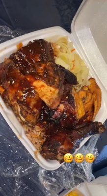 Large Jerk Chicken Plate