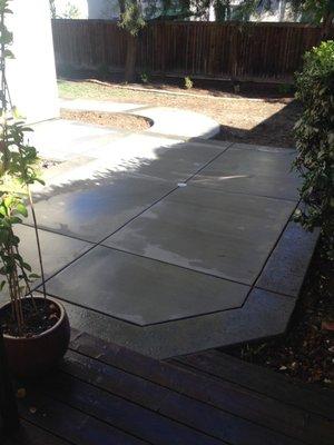 Concrete Backyard