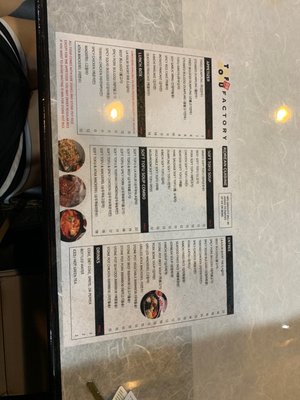 Updated menu july 2021