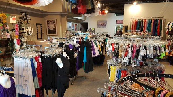 A wide selection of dance gear.