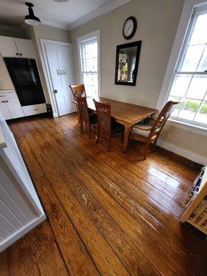 Dining room, completed, home cleaning