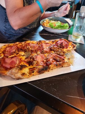 Meat lovers pizza