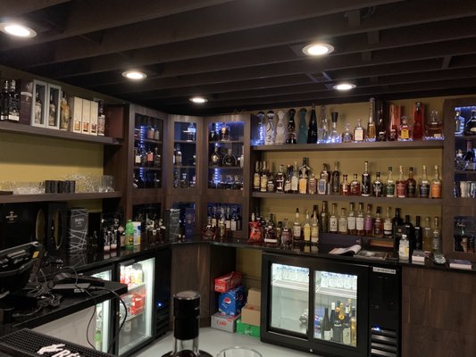 Bar area.