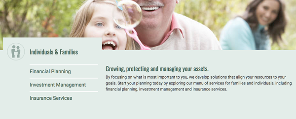 Financial Planning, Investment Management & Insurance Services for Individuals & Families