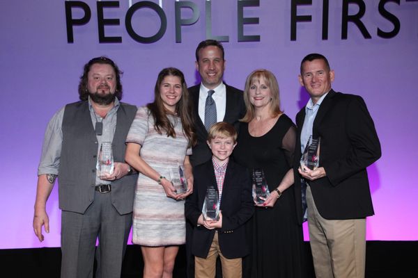 Dr. Hinrichs received the 2017 People First Award presented by Oticon.