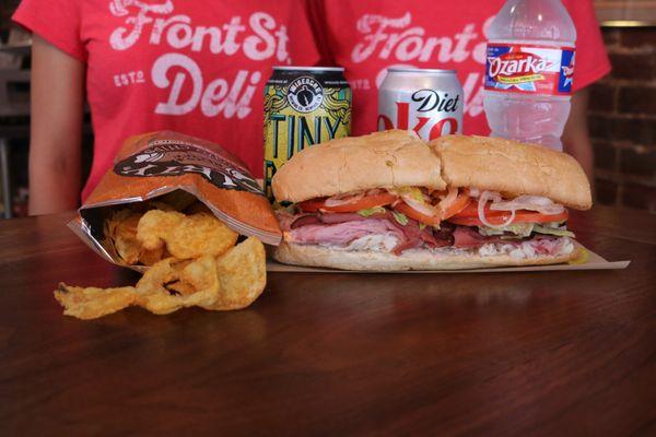 Delicious sandwiches at Front Street Deli Memphis