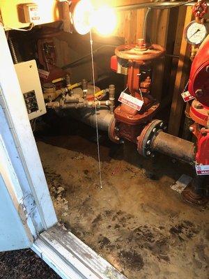 Fire protection closet adjacent my unit.