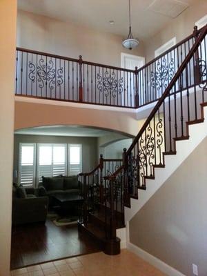 Wood & Iron Staircase