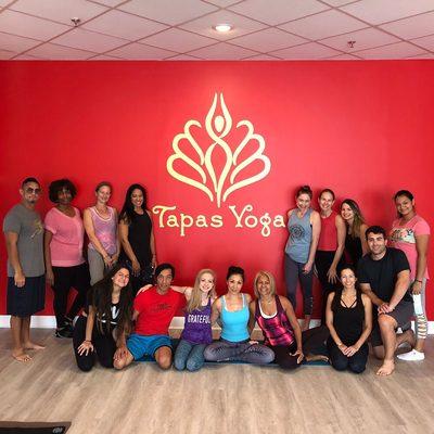 August 24th, Tapas Yoga Studio Soft Opening.