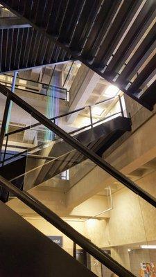 stairwell and cubic ceiling