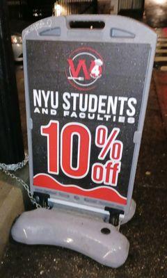 Marketplace student discount