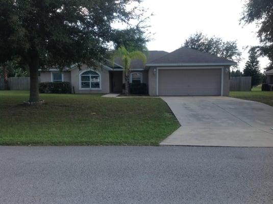 Nice 3 bedroom 2 bath home is looking for a new family! Large family room features cathedral ceilings, ceramic tile flooring ...