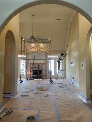 Need high ceilings, or walls painted ? Give us a call today! (256)479-7599.    Anthony Negrete