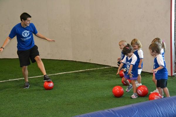 Real customer photos take in Lil' Kickers at Las Vegas Indoor Soccer