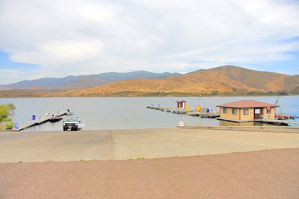 Boat launch and marina.