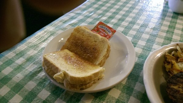 Sourdough toast.