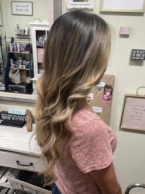 Blonde balayage