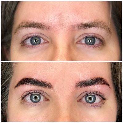 Eyebrow Lamination & Tint 
Lash Lift & Tint