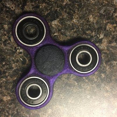 3D printed fidget spinners