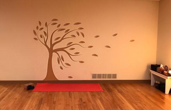 New Mural in the Yoga Studio...