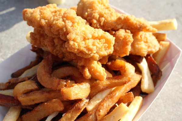 Chicken and fries combo