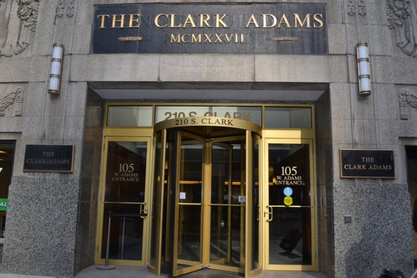 A A Passport and Visa Photo - 210 S Clark Street in Chicago, The Clark-Adams Bldg - Ground Floor Lobby.