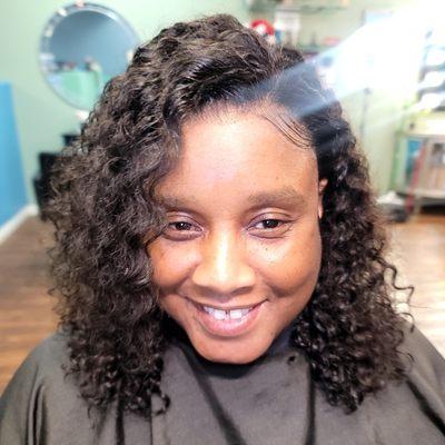 LaceFrontal Weave Install With HairBeat Burmese Curly