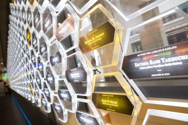 The patented Gallery of Icons™ features the more than 540 National Inventors Hall of Fame Inductees.