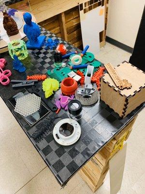 3D printed objects