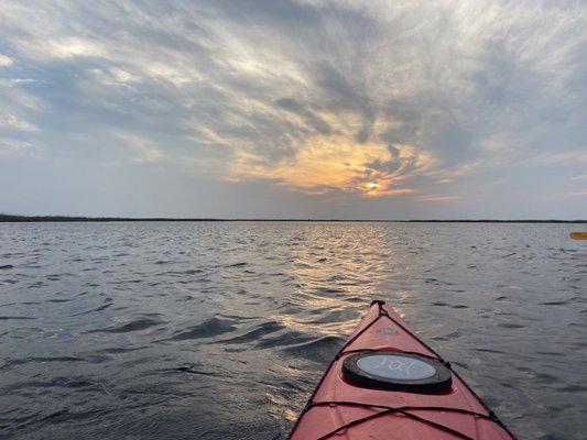 Kayak at Sunset