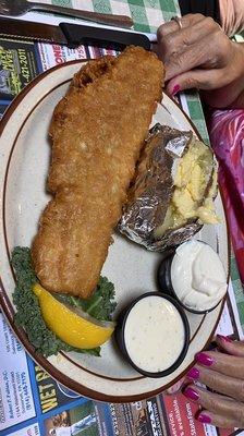 Beer battered fish