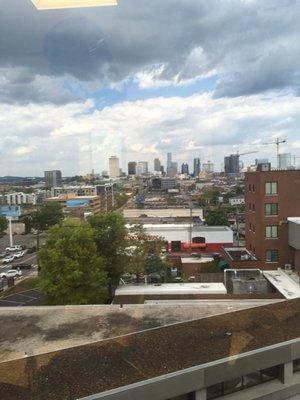 View from Dr. Viner's consultation room