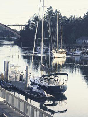 View from La Conner Waterfront Day Spa