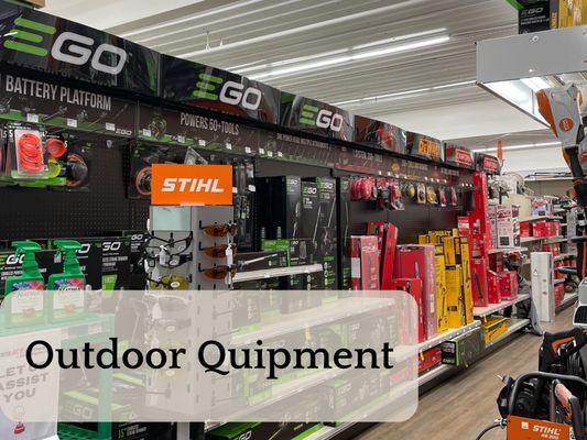 Wide Outdoor Power Equipment Selection, New STIHL Tools