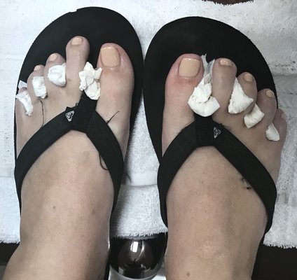 CHAMOMILE SPA PEDICURE 6 STEP & MANICURE