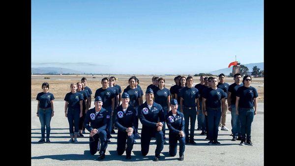 Future Airmen at the Salinas Airshow with the Thunderbirds