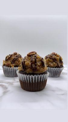 German Chocolate Cupcakes