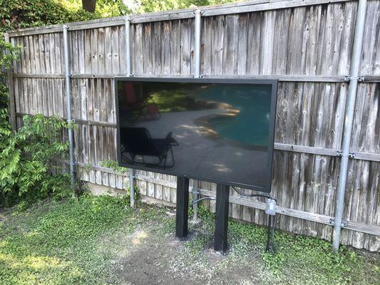 We offer sales and custom installation for outdoor rated TV's. Contact us for a Free in-home consultation.