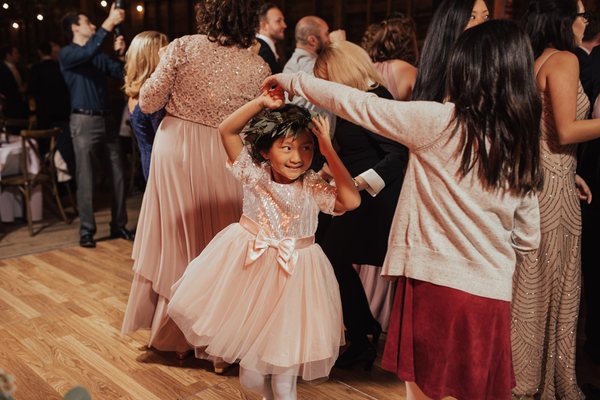 All they ever want to do in the Poplar Barn is dance, dance, dance!