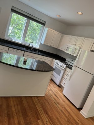 Freshly cleaned kitchen