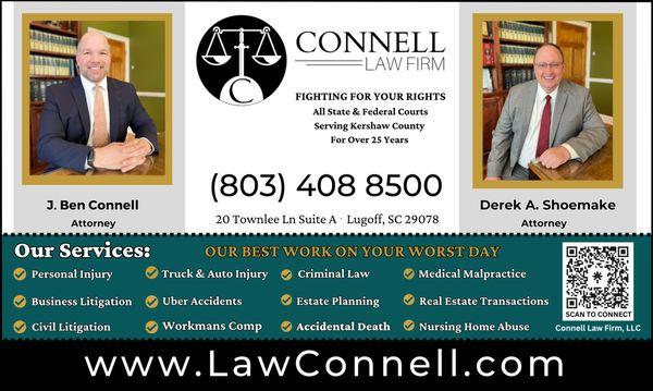 Connell Law Firm, LLC Fighting for Your Rights.