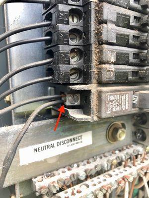 Double Tap (Two distribution wires going into one circuit breaker.) This can cause a loose connection which can cause arcing.