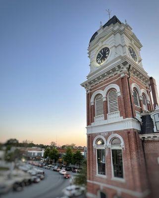 The clocktower - built 1884 and beautifully restored in 2003