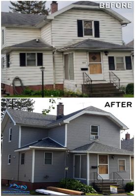 New siding transforms old homes!