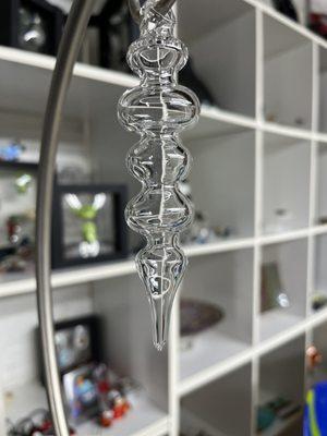 Hand blown ornament