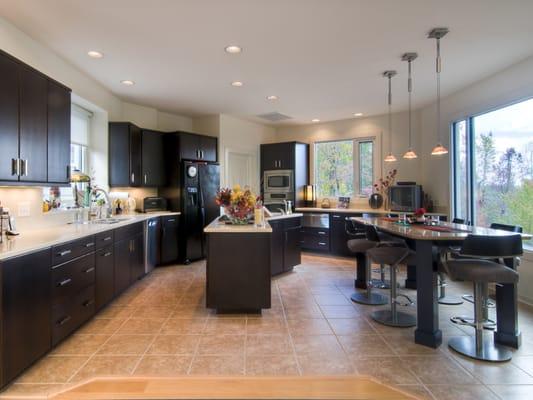 A custom kitchen designed by Fitch Creations, Inc.