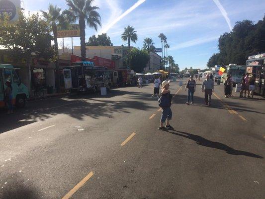 Food truck row