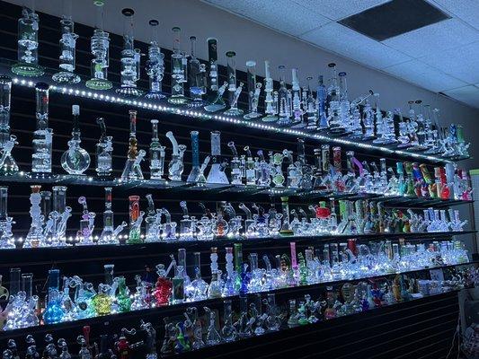 Come check out our glass selection! All prices are negotiable!