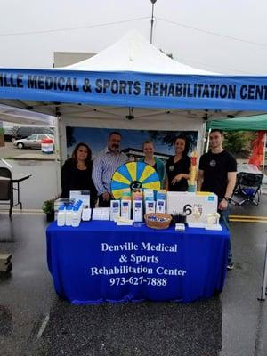 Our staff at the 2016 Denville Street Fair