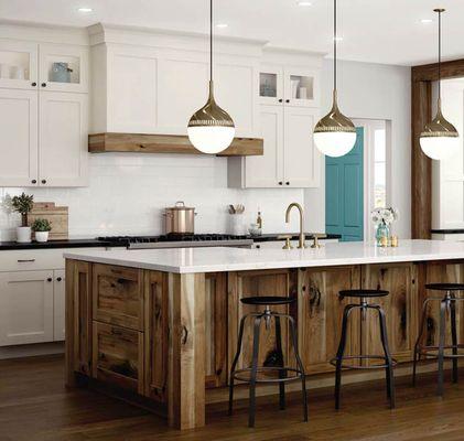 Maple and Rustic Kitchen Elegance